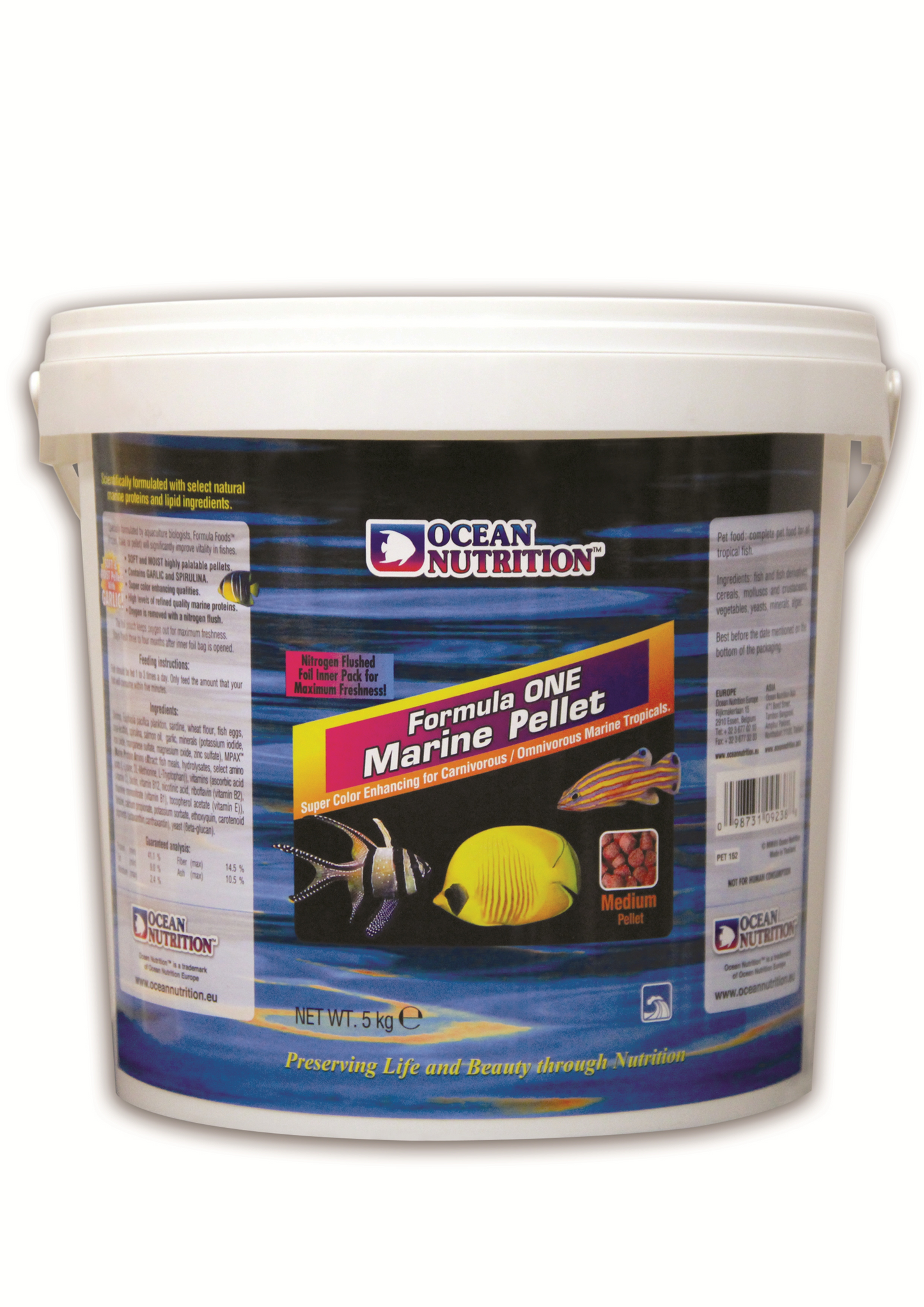 Formula 1 Marine Pellet Medium 5 KG Bucket