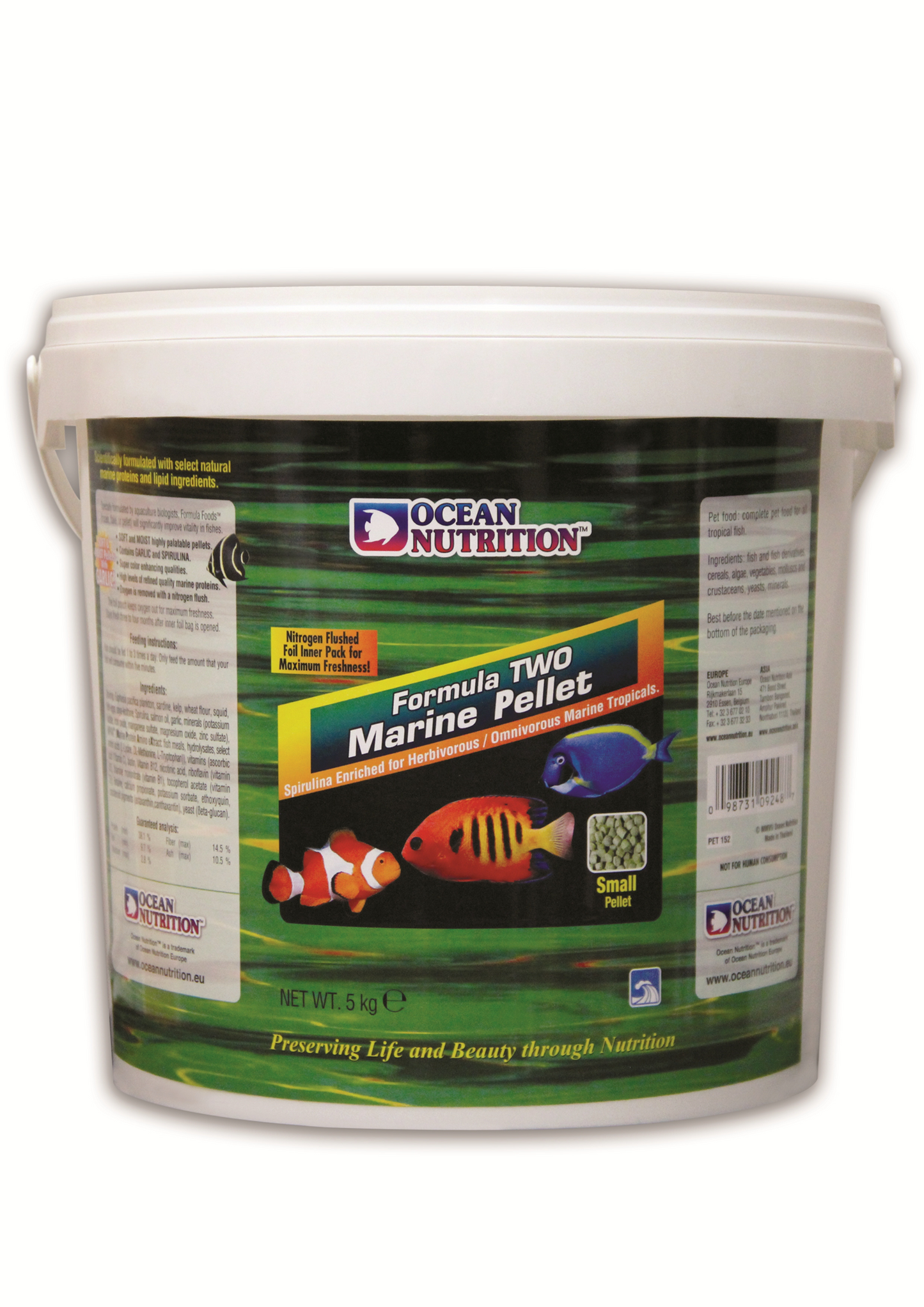 Formula 2 Marine Pellet Small 5 KG Bucket