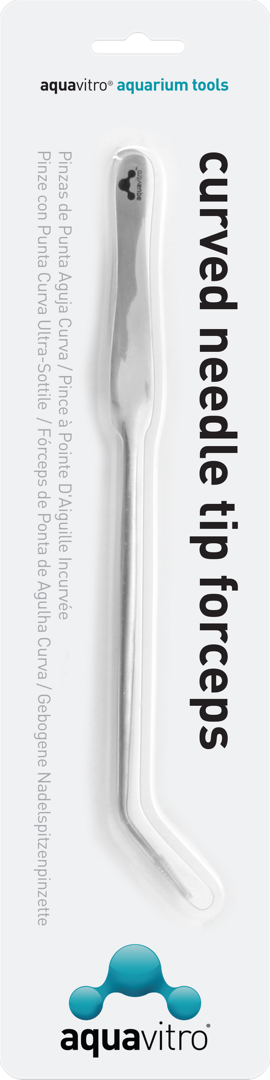 Aquavitro Curved Needle Tip Forceps 25 cm
