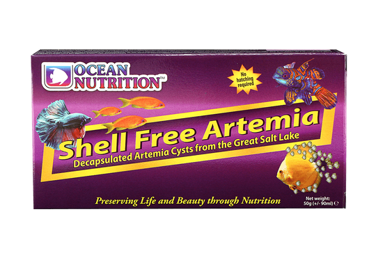 Shell free Artemia 50g